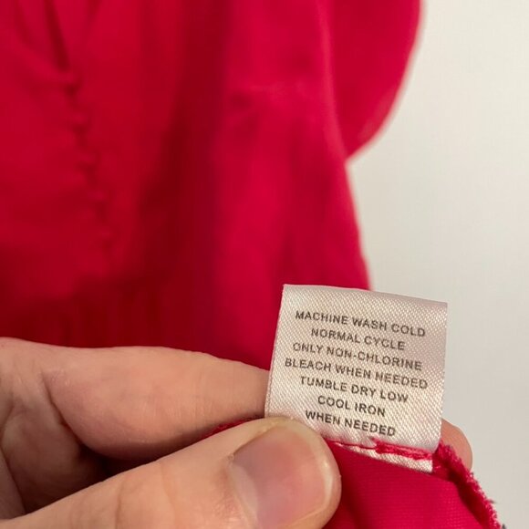 MARKET & SPRUCE STITCH FIX Plus Size Cleve Flutter Sleeve Blouse Raspberry Pink - Picture 11 of 16